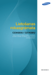 Samsung 23'' SMART LED monitors A550 Lietotāja rokasgrāmata