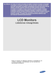 Samsung 19'' LCD
Monitor Lietotāja rokasgrāmata