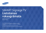 Samsung 40" SMART Signage TV Lietotāja rokasgrāmata