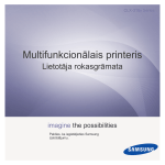 Samsung 2400 x 600dpi 16 lpp./min Krāsu Daudzfunkciju Printeri  CLX-3185W Lietotāja rokasgrāmata