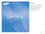 Samsung ES10 Lietotāja rokasgrāmata