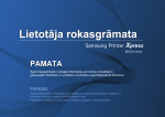 Samsung SL-M2026 Lietotāja rokasgrāmata