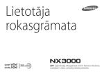 Samsung NX3000 Lietotāja rokasgrāmata