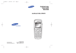Samsung SGH-N500BA User Manual