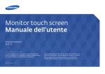 Samsung Monitor  FHD touch da 24" S24C770T User Manual