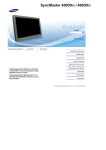 Samsung 400DXN User Manual