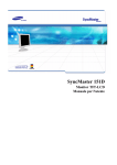 Samsung 151D User Manual