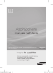 Samsung Aspirapolvere SC4700 con sacco, Twin Chamber System&trade;, 1800 W User Manual