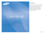 Samsung S1070 User Manual