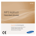 Samsung YP-P3JCS Felhaszn&aacute;l&oacute;i k&eacute;zik&ouml;nyv