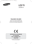 Samsung LE23R51B Felhasználói kézikönyv