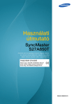 Samsung S27A850T Felhaszn&aacute;l&oacute;i k&eacute;zik&ouml;nyv