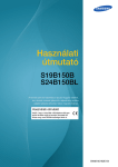 Samsung S24B150BL Felhasználói kézikönyv