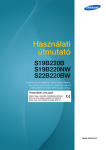 Samsung S19B220NW Felhaszn&aacute;l&oacute;i k&eacute;zik&ouml;nyv