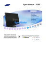 Samsung 275T Felhasználói kézikönyv