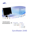 Samsung 204B Felhaszn&aacute;l&oacute;i k&eacute;zik&ouml;nyv