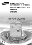 Samsung MAX-C570 Felhasználói kézikönyv