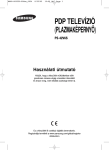 Samsung PS-42V6S Felhasználói kézikönyv