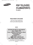 Samsung PS-42D51S Felhasználói kézikönyv