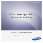 Samsung ML-2545 Felhasználói kézikönyv