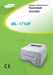 Samsung ML-1710P Felhasználói kézikönyv