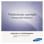 Samsung SCX-4623F mono multifunkci&oacute;s k&eacute;sz&uuml;l&eacute;k Felhaszn&aacute;l&oacute;i k&eacute;zik&ouml;nyv