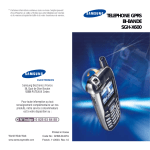 Samsung SGH-X600 Manuel de l'utilisateur