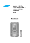 Samsung MM-N7RH Manuel de l'utilisateur