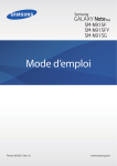 Samsung Galaxy Note edge 5.6 pouces - SM-N915FY
 Manuel de l'utilisateur(LL)