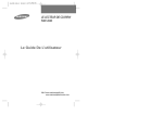 Samsung SW-240B Manuel de l'utilisateur