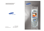 Samsung SGH-E800 Käyttöopas