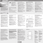 Samsung Samsung Matkapuhelin E1050 Käyttöopas