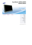 Samsung SyncMaster
400PX K&auml;ytt&ouml;opas