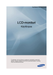 Samsung 23" LCD SyncMaster 230MXN LH23PTSMBC/EN Käyttöopas