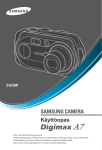Samsung DIGIMAX A7 Käyttöopas