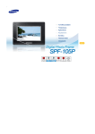Samsung SPF-105P K&auml;ytt&ouml;opas