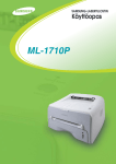 Samsung ML-1710P Käyttöopas