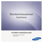 Samsung Monitoimilaite Mustavalkolaser SCX-4623F Käyttöopas