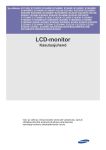 Samsung 19'' LCD
Monitor Kasutusjuhend