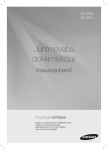 Samsung Juhtmeta audiodokk E750 Kasutusjuhend