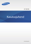 Samsung Galaxy S4 mini Kasutusjuhend