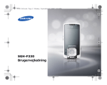 Samsung SGH-F330 Brugervejledning