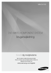 Samsung MM-D470D Brugervejledning