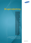 Samsung 24" Full HD Monitor SE65BW
 Brugervejledning