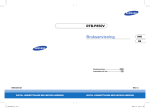 Samsung DTB-P850 Brugervejledning