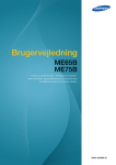 Samsung 65" LED SyncMaster ME65B - LH65MEBPLGC/EN Brugervejledning
