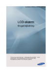 Samsung 40" LCD SyncMaster 400MX-3 LH40HBPLBC/EN Brugervejledning