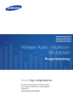 Samsung Multiroom tr&aring;dl&oslash;se h&oslash;jttalere M5 User Manual(Web)