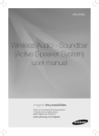 Samsung 2,1 Ch Soundbar H355 Brugervejledning