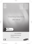 Samsung BAIKAL Vaskemaskine med Digital Inverter Motor, 6 kg Brugervejledning